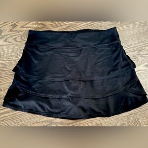 Athleta Girl Swing Skort size 12 Large in black.  Excellent condition